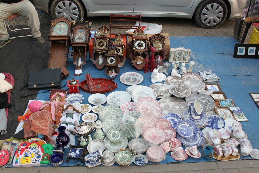 Посуда блошиный рынок Прага