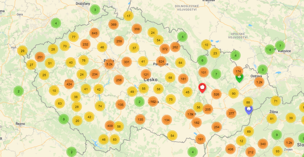 Где собирать черешню и абрикосы в Праге